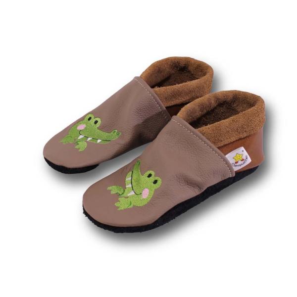 Hauschuhe freundliches Krokodil